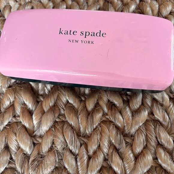 kate spade Round Dark Gray/Black Acetate Sunglasses - Picture 3 of 4